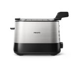Philips Viva Collection Tostapane HD2639/90, 730W, 2 pinze, 7 livelli di tostatura, vassoio raccogli briciole
