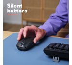 Trust Yvi+ mouse Universal Ambidextrous RF Wireless + Bluetooth Optical 1600 DPI