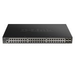 D-Link DGS-1250-52XMP Gestionado L3 Energía sobre Ethernet (PoE) Negro