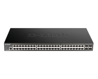 D-Link DGS-1250-52X Gestionado L3 Gigabit Ethernet (10/100/1000) Negro