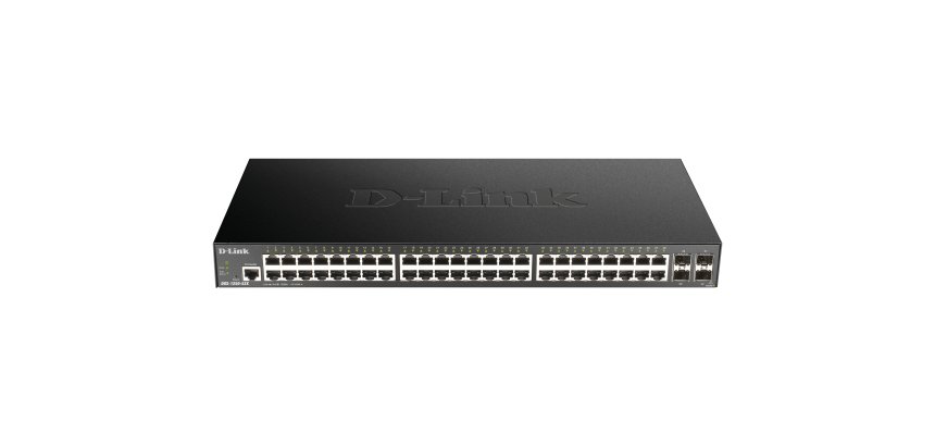 D-Link DGS-1250-52X Géré L3 Gigabit Ethernet (10/100/1000) Noir