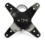 StarTech.com Desk Mount Quad Monitor Arm – Premium Articulating VESA 4 Monitor Mount 2x2 up to 30" (24.8lb/11.3kg) – Ergonomic Height Adjustable Pole Mount - Tilt/Swivel/Rotate - C-Clamp/Grommet - Silver - TAA