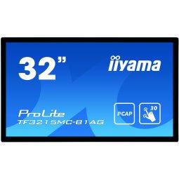 iiyama ProLite TF3215MC-B1AG computer monitor 81,3 cm (32") 1920 x 1080 Pixels Full HD LED Touchscreen Kiosk Zwart