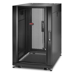 APC NetShelter SX, Server Rack Enclosure, 18U, Black, 925H x 600W x 900D mm