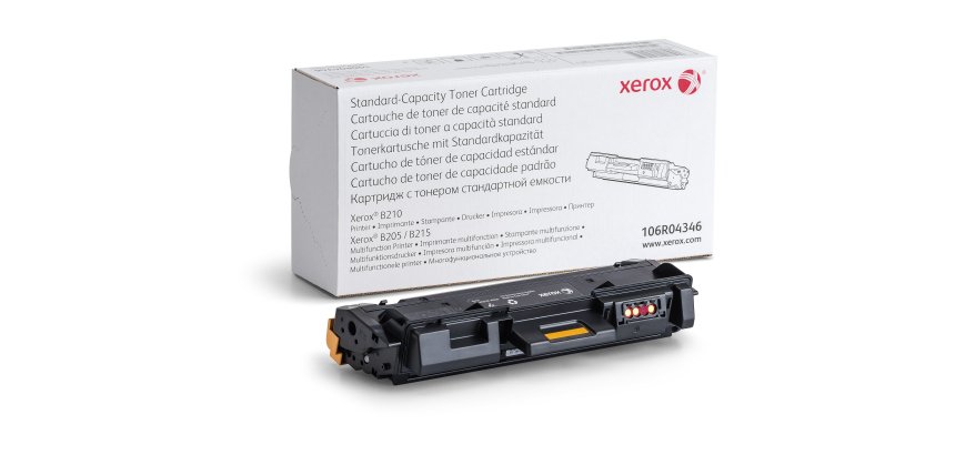 Xerox Cartouche de toner Noir de Capacité standard Imprimante ® B210, Imprimante multifonction ® B205?/? ® B215 (1500 pages) - 106R04346