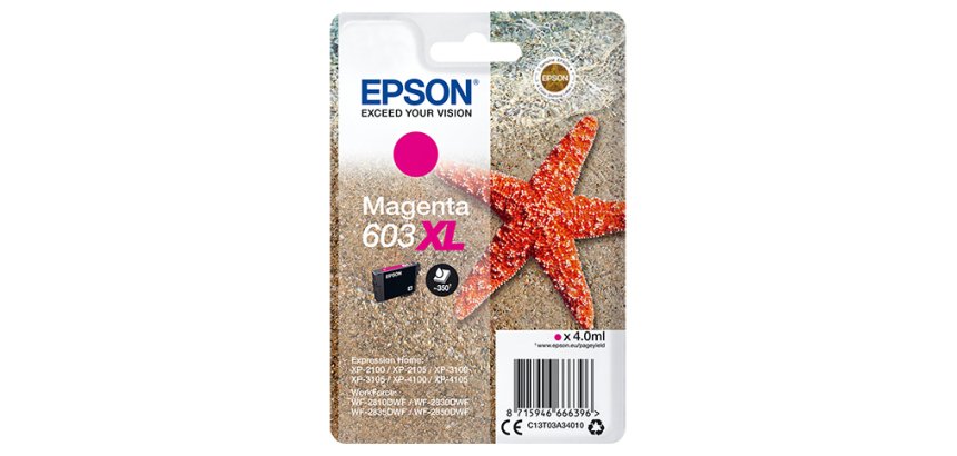 Epson Singlepack Magenta 603XL Ink