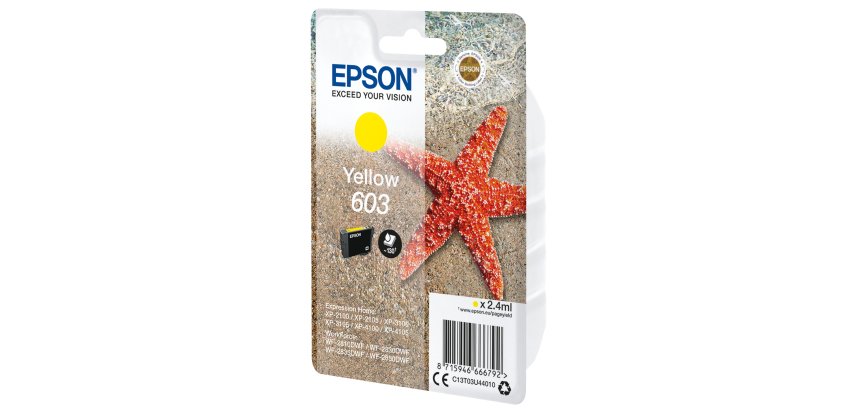 Epson Singlepack Yellow 603 Ink
