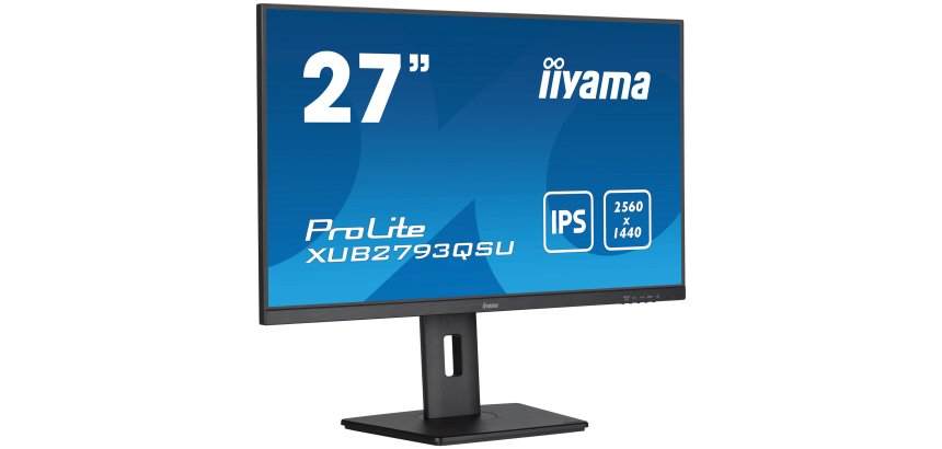 iiyama XUB2793QSU-B7 écran plat de PC 68,6 cm (27") 2560 x 1440 pixels Quad HD LED Noir
