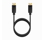 AISENS Cable DISPLAYPORT V1.2 CCS 4K@60Hz, DP/M-DP/M, Negro, 5.0m
