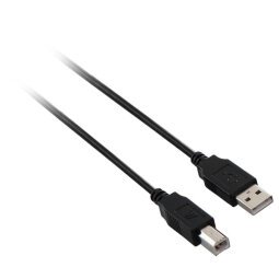 V7 V7N2USB2AB-05M cable USB USB 2.0 5 m USB A USB B Negro