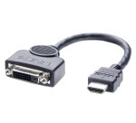 Adaptador de cable de vídeo 0,2 m DVI-D HDMI Negro