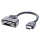Lindy 41227 câble vidéo et adaptateur 0,2 m DVI-D HDMI Noir