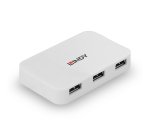 Lindy 43143 hub de interfaz USB 3.2 Gen 1 (3.1 Gen 1) Type-A 5000 Mbit/s Blanco