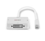 Lindy Adaptateur actif Mini DisplayPort 1.2 vers HDMI, VGA et DVI-D