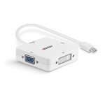 Lindy Adaptateur actif Mini DisplayPort 1.2 vers HDMI, VGA et DVI-D