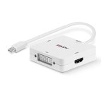 Lindy Adaptateur actif Mini DisplayPort 1.2 vers HDMI, VGA et DVI-D