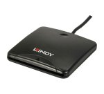 Lindy 42768 lecteur de carte magnétique USB Noir