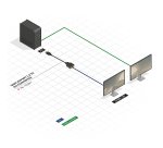 Lindy Adaptateur de base Display Port 1.2 vers DVI-D