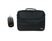 Pack Maletín para portátil 15,6" / 40,6 cm Nilox + Ratón USB