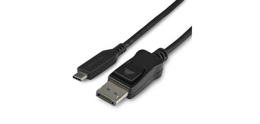 StarTech.com CDP2DP141MB câble vidéo et adaptateur 1 m DisplayPort USB Type-C Noir