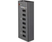 StarTech.com Estación de Carga USB de 7 Puertos Autónoma - 5x Puertos de 1A y 2x Puertos de 2A - Base de Carga USB