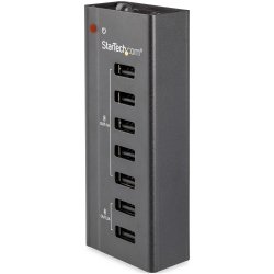 StarTech.com 7 poorts USB oplaadstation met 5x 1A poorten en 2x 2A poorten