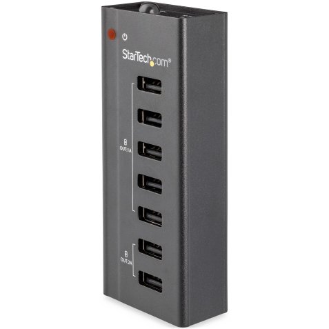 StarTech.com Station de charge universelle USB avec 2 ports 2A et 5 ports 1A