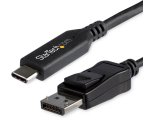 StarTech.com CDP2DP146B câble vidéo et adaptateur 1,8 m USB Type-C DisplayPort Noir