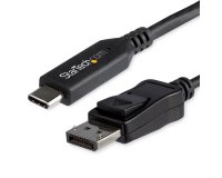 StarTech.com CDP2DP146B adaptador de cable de vídeo 1,8 m USB Tipo C DisplayPort Negro