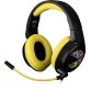 Konix PacMan Auriculares Alámbrico Diadema Juego USB tipo A Negro, Amarillo