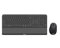 Philips Serie 6000 SPT6607B/34 tastiera Mouse incluso Casa RF senza fili + Bluetooth Nero