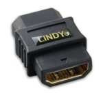 Lindy 41230 cambiador de género para cable HDMI Negro