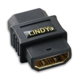 Lindy 41230 cambiador de género para cable HDMI Negro