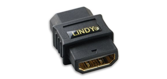 Lindy 41230 cambiador de género para cable HDMI Negro