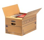 Caisse déménagement fellowes smoothmove c-flute 39l carton ondulé
