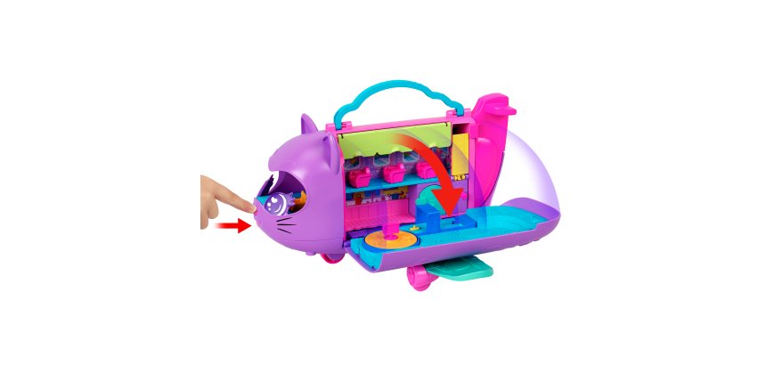 Polly Pocket Aereo Gattino Di