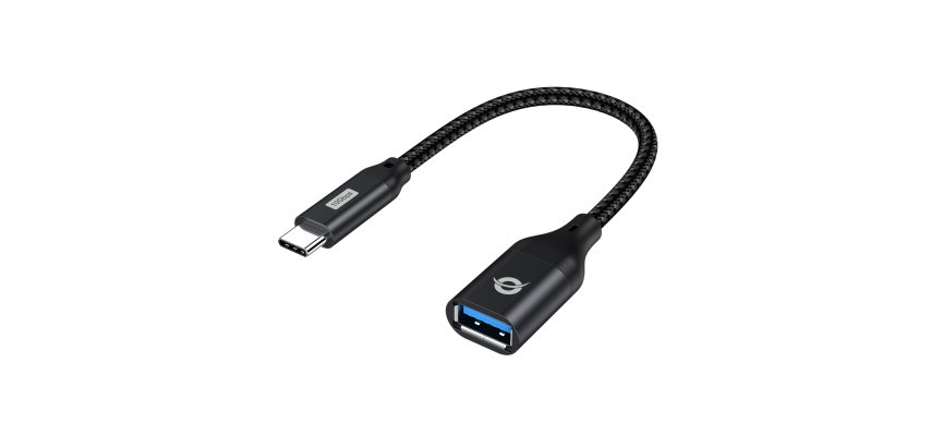 Conceptronic ABBY18B adattatore per inversione del genere dei cavi USB-C USB-A Nero
