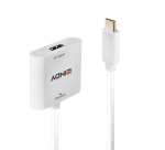 Lindy 43339 cavo e adattatore video 0,1 m USB tipo-C HDMI Bianco