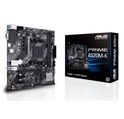 ASUS PRIME A520M-K AMD A520 Emplacement AM4 micro ATX