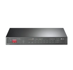 TP-Link TL-SG1210MP commutateur réseau Non-géré Gigabit Ethernet (10/100/1000) Connexion Ethernet, supportant l'alimentation via ce port (PoE) Noir