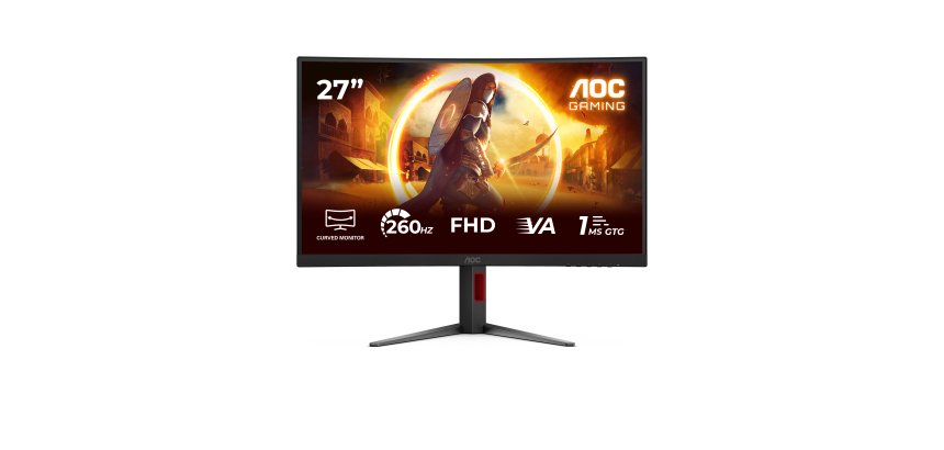 AOC G4 C27G4Z2 écran plat de PC 68,6 cm (27") 1920 x 1080 pixels Full HD LCD Noir, Rouge