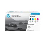 Samsung CLT-P406C Pack de 4 cartouches authentiques de toner cyan/magenta/jaune/noir