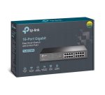 TP-Link TL-SG1016PE commutateur réseau Géré L2 Gigabit Ethernet (10/100/1000) Connexion Ethernet, supportant l'alimentation via ce port (PoE) Noir