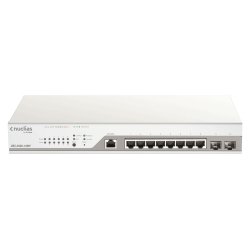 D-Link DBS-2000-10MP commutateur réseau Géré L2 Gigabit Ethernet (10/100/1000) Connexion Ethernet, supportant l'alimentation via ce port (PoE) Gris