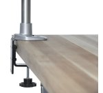 StarTech.com Desk Mount Monitor Arm - VESA or Apple iMac/Thunderbolt or Ultrawide Display up to 14kg - Articulating Height Adjustable Single Desktop Monitor Pole Mount - Clamp/Grommet