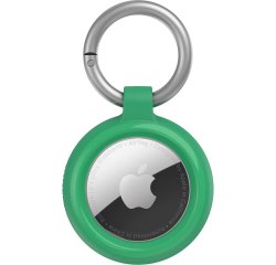 Funda protectora con llavero para localizador o rastreador OtterBox 77-94248 Sleek Case Series para Apple AirTag, verde