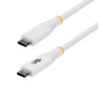 StarTech.com 2m USB-C Charging Cable, Durable and Ultra-Flexible, PD EPR 240W (5A), USB 2.0 Charging Cable for Laptop, USB-IF Certified, Robust USB-C Charging Cable - White