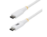 StarTech.com Câble de Recharge USB-C de 1m, Résistant et Ultra-Souple, PD EPR 240W (5A), Câble de Recharge USB 2.0 pour PC Portable, Certifié USB-IF, Câble de Recharge USB-C Robuste - Blanc