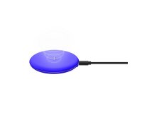 Celly WLFASTFEELBL mobile device charger Smartphone Blue USB Wireless charging Fast charging Indoor