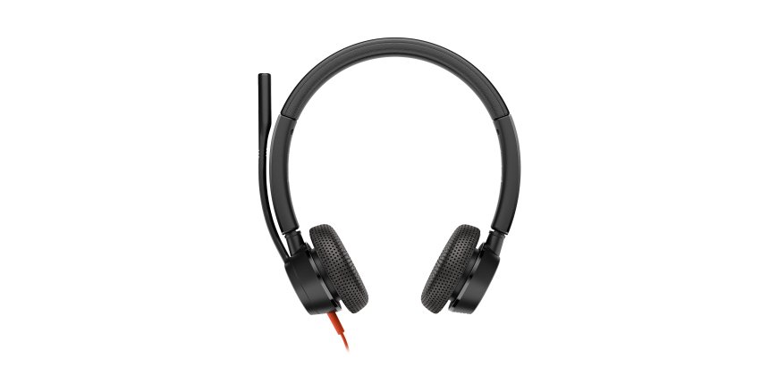 HP Poly Micro-casque Poly Blackwire 3325 stéréo USB-C certifié Microsoft Teams + connexion 3,5 mm + adaptateur USB-C/A
